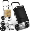 Jayseuw 3in1 Chariot à provisions, avec 2 roues et Voir les images du produit 1