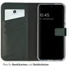 Selencia Echtleder Klapphülle Samsung Galaxy S24 - Grün Produktbild-Vorschau 3