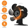 Tepelný ventilátor na kamna se 6 lopatkami, s rukojetí pro Náhled obrázku produktu 4