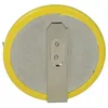 The back of a coin cell battery with a metal contact attached. Produktbild-Vorschau