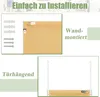 COSTWAY 33x119cm Celoplošné zrkadlo s háčikmi na zavesenie Náhľad obrázku produktu 3
