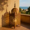 Lanterne orientale rouillée en métal Frane 80cm | Lanterne Voir les images du produit 3