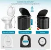 Campingtoilette, Tragbare Toilette, Nottoilette, mobile Produktbild-Vorschau 2