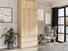 Skříň šatna s nástavcem 90x234 cm FRAMIRE B-9-NTIP sonoma Náhled obrázku produktu 5
