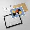 Gerahmtes Poster - Schwarzer Rahmen - Stück Geometrisch Rad Produktbild-Vorschau 4