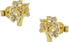Ohrstecker Ohrringe Ohrschmuck, Baum mit weißen Zirkonia, Produktbild-Vorschau 1