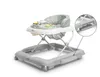A baby walker with a toy tray is shown against a white background. Podgląd zdjęcia produktu