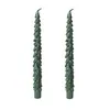 Bougies pointues en paraffine 25cm en forme de sapin, set Voir les images du produit 3