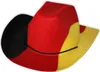 Cowboy Hut Deutschland Fussball Fanartikel schwarz-rot-gelb Produktbild-Vorschau 1