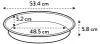elho green basics Untersetzer 53cm - lebhaft schwarz Produktbild-Vorschau 5
