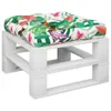 Palettenkissen Mehrfarbig 58x58x10 cm Oxford-Gewebe Produktbild-Vorschau 3