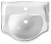 RETRO Keramik-Waschtisch 56x46,5cm, weiß Produktbild-Vorschau 9