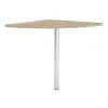 Schreibtisch - Eiche Braun 200x200x74,5h cm Produktbild-Vorschau 11