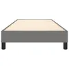 Cadre de lit sans matelas gris foncé 100x200 cm Tissu Voir les images du produit 4