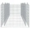 Gabionen-Hochbeet mit Hochbogen 400x100x100 cm Verzinktes Produktbild-Vorschau 4