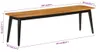 vidaXL Lavice 160x40x45 cm z masivního dřeva manga a železa Náhled obrázku produktu 6