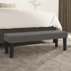 vidaXL Lavice Dark Grey 100x30x30 cm Velvet Náhled obrázku produktu 2