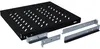 DIGITUS 19-inch legplank, 1 HE, diepte: 350 mm, zwart Productafbeelding-voorbeeld 6