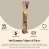 Stehlampe Marco 150cm Rattan Bananenblatt Boho Natur Produktbild-Vorschau 7