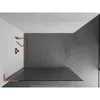 Mexen Kioto L Duschwand Walk-in 100 x 200 cm, gebürstetes Produktbild-Vorschau 4
