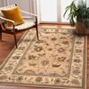 Tapis en laine POLONIA Loare Cadre crème beige 170x235 cm Voir les images du produit 4