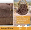 sunnypillow Hängesessel Kissen - Auflage für Rattan & Produktbild-Vorschau 3