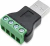 Steckverbinder, USB A, Schraubanschluss, Stecker Produktbild-Vorschau 2