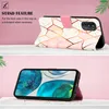 Moto G52 Hülle, Marmor Motiv Kunstleder Tasche Wallet Produktbild-Vorschau 3