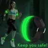Wiederaufladbare LED-Armbänder 4er-Pack, USB-Ladung, Produktbild-Vorschau 3