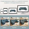 Merax Modulares Ecksofa, 4-Sitzer Sofa mit Stauraumhockern, Produktbild-Vorschau 7