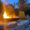 Feuerstelle Feuerschale Metall Feuerkorb 150 cm Lagerfeuer Produktbild-Vorschau 4