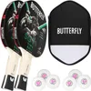 Butterfly 2x Timo Boll SG11 Tischtennisschläger + Produktbild-Vorschau 1