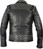 Lederjacke mit Nieten Verzierung, Rocker Lederjacke, Produktbild-Vorschau 3