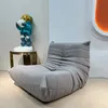 Relax Einzel Sofa Chillsessel mit Hocker Grey Produktbild-Vorschau 1