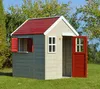 Wendi Toys Holz Spielhaus Gecko Natur 120x120x155 cm Produktbild-Vorschau 3