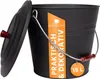 BLACK OAK Asche-Kübel Katla 15 L schwarz – Aschebehälter Produktbild-Vorschau 1