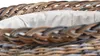 Close-up view of the woven rim and interior lining of a laundry basket. Produktbild-Vorschau