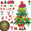 Peviasot Filz Weihnachtsbaum DIY für Kinder Dekoration Set Produktbild-Vorschau 1