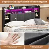 Postel s čalúneným rámom, 140x200 cm, s hydraulickým Náhľad obrázku produktu 8
