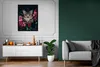 MuchoWow® Gerahmtes Poster Katze - Blumen - Tiere - Produktbild-Vorschau 6
