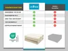 2er Set Duschtücher aus Baumwolle, 75x140 cm, beige Produktbild-Vorschau 3