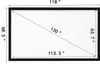 Projekčné plátno VEVOR 288 cm x 162 cm, uhlopriečka Náhľad obrázku produktu 8