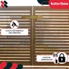 KOTARBAU® Doppeltorüberwurf 43cm mit Vorhängeschloss Produktbild-Vorschau 8