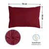 Komfortec Premium Kissenbezüge 2er Set 50x70 cm mit Produktbild-Vorschau 2