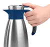 EMSA Isolierkanne "Soft Grip" Edelstahl 1,5 l, 28 cm blau Produktbild-Vorschau 2