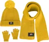 ANTCOOL Kinder Winter Strandmütze Schal Handschuhe Set 2-10 Produktbild-Vorschau 1