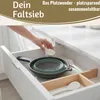 LS-LebenStil Flexibles Abtropfsieb Nudelsieb 36x19cm Produktbild-Vorschau 5