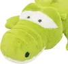 Close-up of a green plush crocodile toy. Náhled obrázku produktu