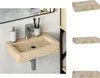 vidaXL Wandwaschbecken Creme 38x24x6,5 cm Marmor -  Produktbild-Vorschau 1