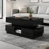 Merax Couchtisch Hochglanz mit LED Beleuchtung und Produktbild-Vorschau 5